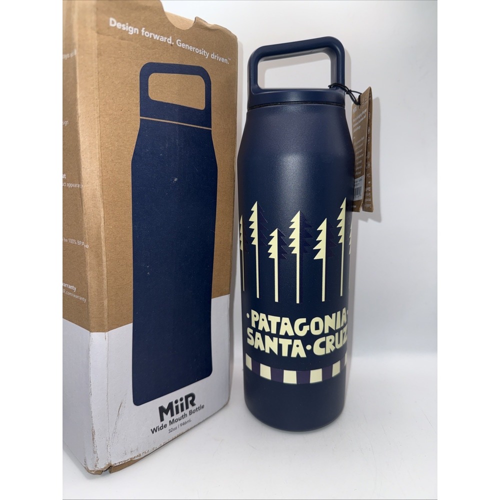 PATAGONIA Santa Cruz‎ LIMITED EDITION MIIR TURMBLER 32OZ NIB Blue